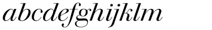 Walbaum 60 pt Italic Font LOWERCASE