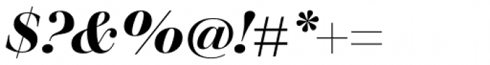Walbaum 60 pt SemiBold Italic Font OTHER CHARS