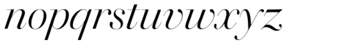 Walbaum 96 pt Italic Font LOWERCASE