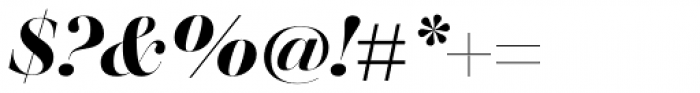 Walbaum 96 pt SemiBold Italic Font OTHER CHARS
