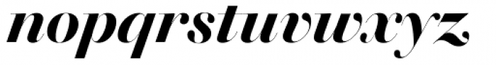 Walbaum 96 pt SemiBold Italic Font LOWERCASE