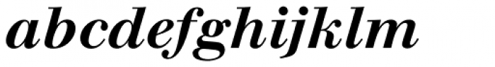 Walbaum Book Pro Medium Italic Font LOWERCASE
