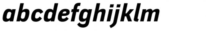 Walbaum Grotesk Text Bold Italic Font LOWERCASE
