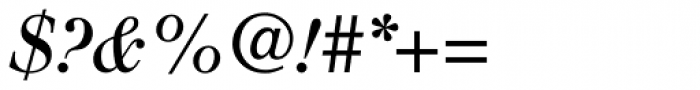 Walbaum Italic Font OTHER CHARS
