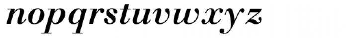 Walbaum MT Medium Italic Font LOWERCASE