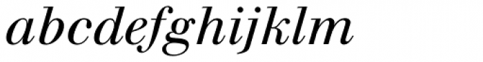 Walbaum SB Italic Font LOWERCASE