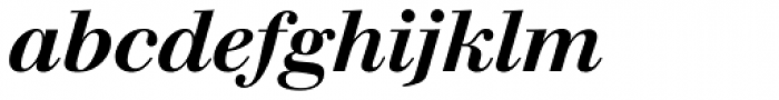 Walbaum SB Medium Italic Font LOWERCASE