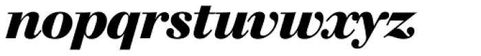 Walbaum SH Bold Italic Font LOWERCASE