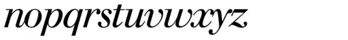 Walbaum SH Italic Font LOWERCASE