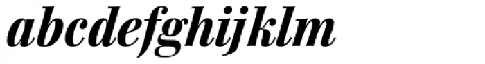 Walburn Black Italic Font LOWERCASE
