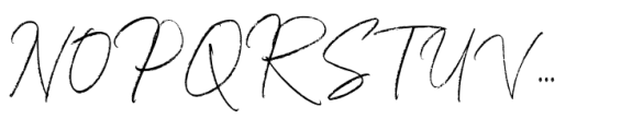 Walesia Signature Brush Font UPPERCASE