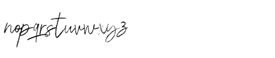 Walesia Signature Brush Font LOWERCASE