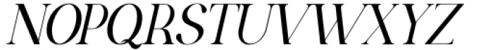 Walkie Valkyrie Thin Italic Font UPPERCASE