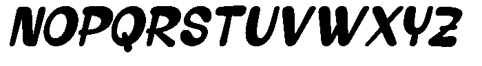 Walkside Italic Font UPPERCASE