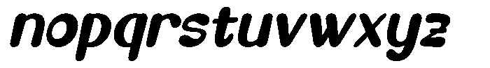 Walkside Italic Font LOWERCASE