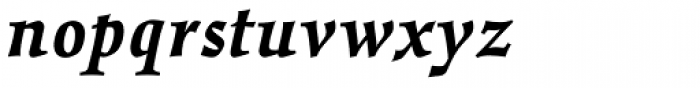 Walleye Bold Italic Font LOWERCASE