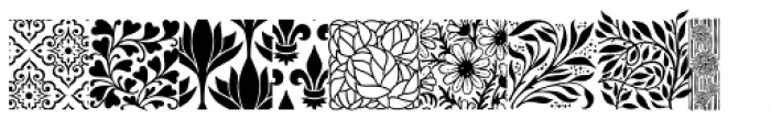 Wallflowers Font UPPERCASE