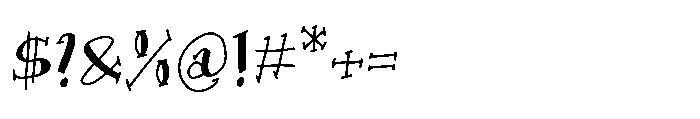 Walnut Hope SL Walnut Hope Three Regular Font OTHER CHARS