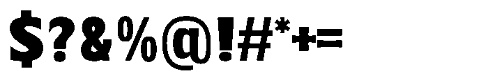 Walver Black Font OTHER CHARS