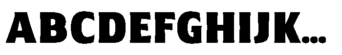Walver Black Font UPPERCASE