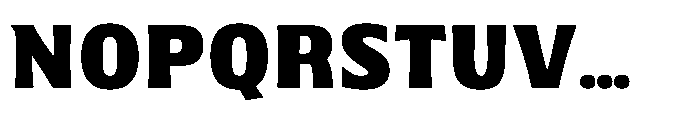 Walver Black Font UPPERCASE