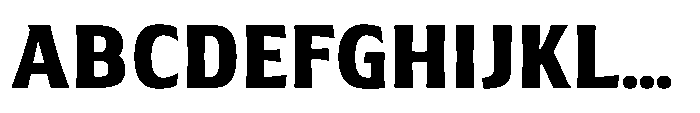 Walver Bold Font UPPERCASE