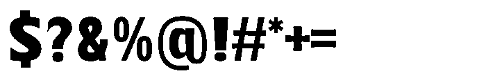 Walver Extra Bold Font OTHER CHARS