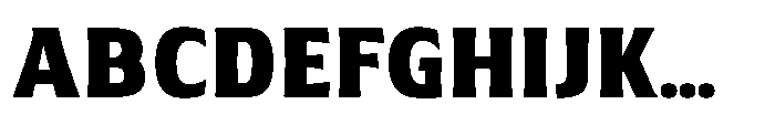Walver Extra Bold Font UPPERCASE