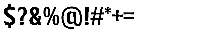 Walver Medium Font OTHER CHARS