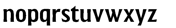 Walver Medium Font LOWERCASE