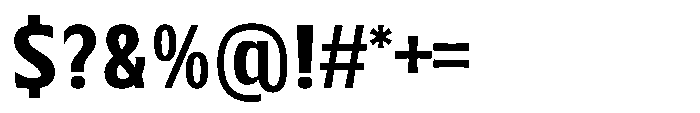 Walver Semi Bold Font OTHER CHARS