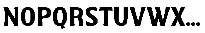 Walver Semi Bold Font UPPERCASE