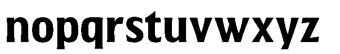 Walver Semi Bold Font LOWERCASE