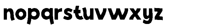 Wamps Font LOWERCASE