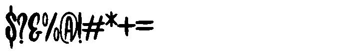 Wanderhand Wanderhand Regular Font OTHER CHARS