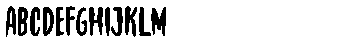 Wanderhand Wanderhand Regular Font UPPERCASE