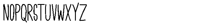 Wanderhand Wanderhand Thin Font LOWERCASE