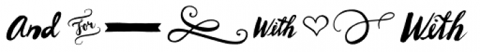 Wanderlust Letters Extras Font LOWERCASE