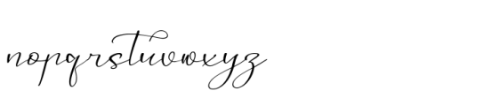 Wanderly Grace Italic Font LOWERCASE