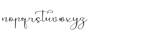 Wanderly Grace Regular Font LOWERCASE