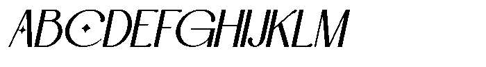 Wandpis Italic Font UPPERCASE