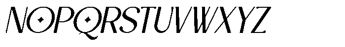 Wandpis Italic Font UPPERCASE