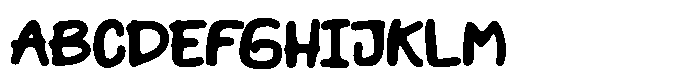 Waneroo Font UPPERCASE