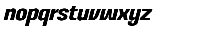 Wanguke Medium Italic Font LOWERCASE