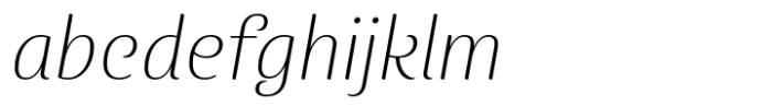 Wanlamai Extra Light Italic FONT