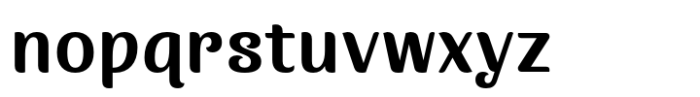 Wanlamai Semi Bold Font LOWERCASE