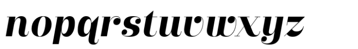 Wannagam Bold Italic Font LOWERCASE