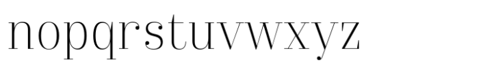 Wannagam Extra Light Font LOWERCASE