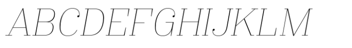 Wannagam Thin Italic Font UPPERCASE
