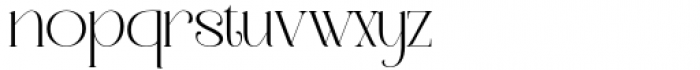 Wano Quin Light Font LOWERCASE